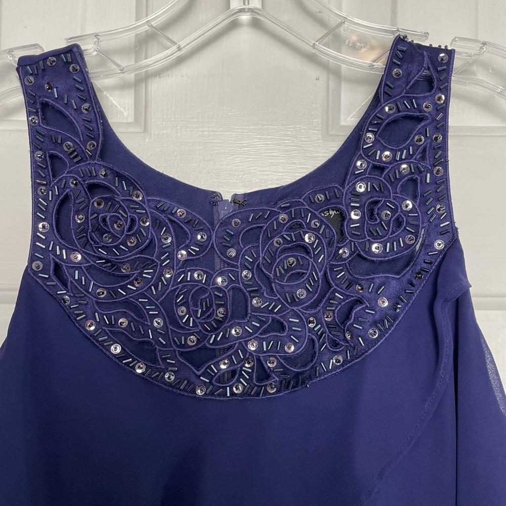 Purple beaded homecoming dress s8